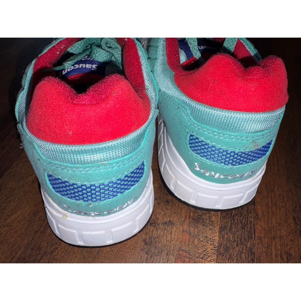Saucony Shadow‎ 5000 Womens Mint Green Red Running Shoes S60033-65 Size 8.5 READ - Picture 5 of 7